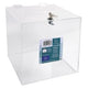 Boîte avec couvercle verrouillable 25cm transparent