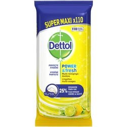 Lingettes multi-nettoyantes Dettol Power Fresh