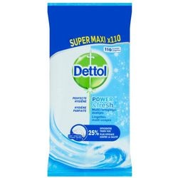 Lingettes multi-nettoyantes Dettol Power Fresh