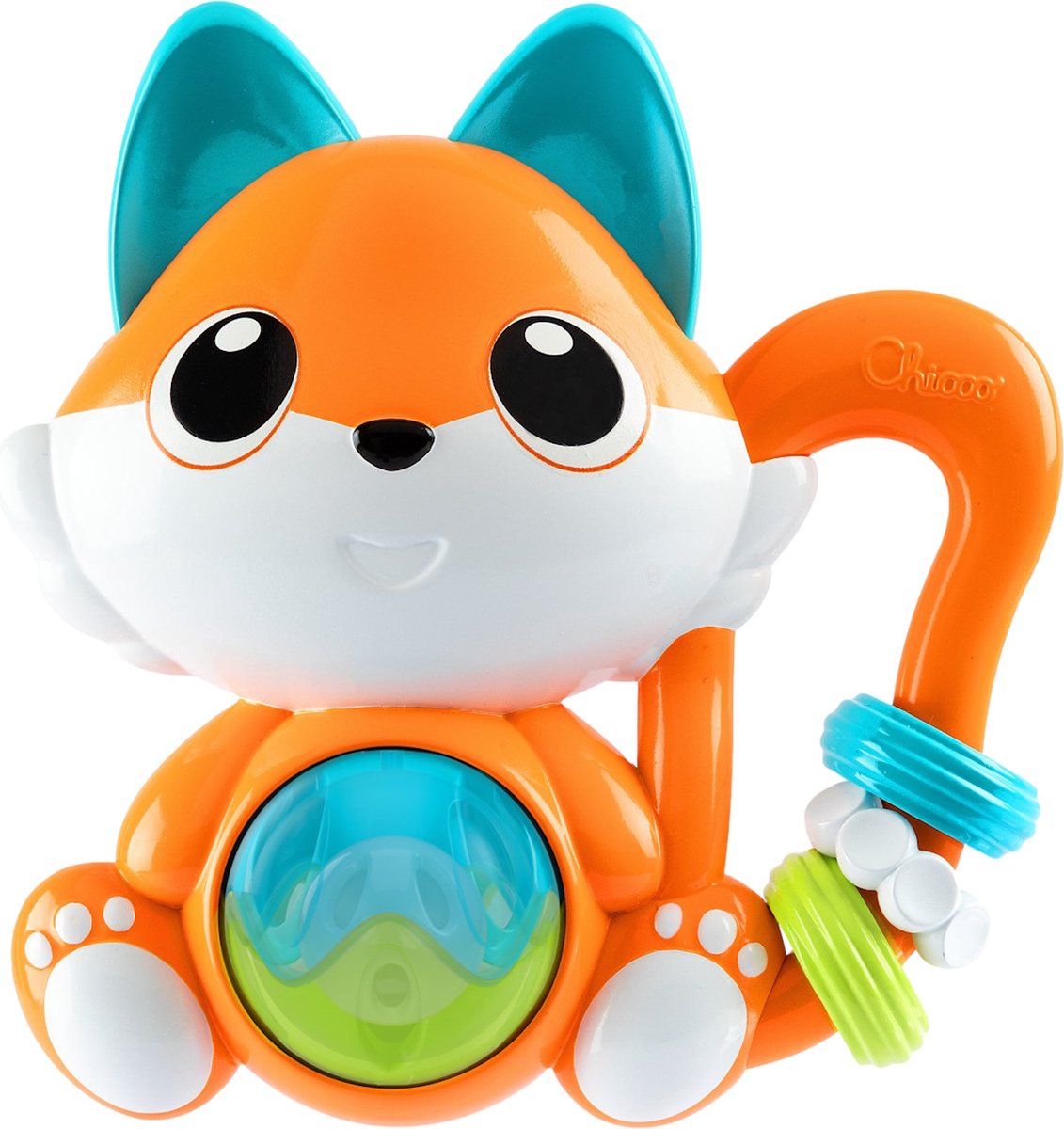 Chicco renard musical - hochet électrique avec mélodies | jouet de dentition motricité (6-36m)