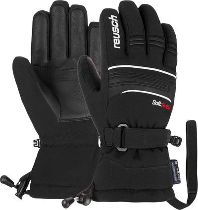Reusch kondor r-tex® xt junior gants de sports d'hiver unisexes - noir - blanc
