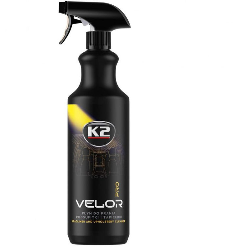 K2 pro détaillant - liquide nettoyant velours pro - 1l - parfum mandarine - sans rinçage