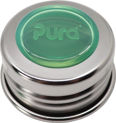 Bouchon universel Pura - anneau en acier inoxydable avec disque de fermeture en silicone mousse