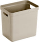 Sunware sigma home boîte de rangement 25l beige 350 x 246 x 363 mm