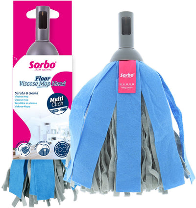 Tête de vadrouille en viscose pour sol Sorbo - surface à récurer - non pelucheux - ligne multi-clics