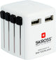 Skross - adaptateur de voyage - chargeur USB 2xUSB 2400 ma