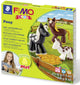 Fimo kids 8034 - pâte à modeler durcissant au four - kit de jeu de forme poney