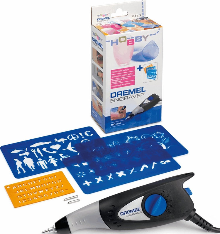 Stylo graveur Dremel 290 - 35 w - avec 3 pointes de gravure