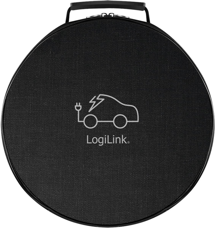 Câble de charge en spirale pour voiture électrique Logilink type 2, triphasé, 11 kW, 5 mètres