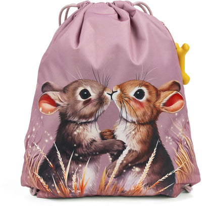 Stones and bones hazel 4.0 - sac de sport - sac de natation - matériau imperméable - lapins crépusculaires - lilas