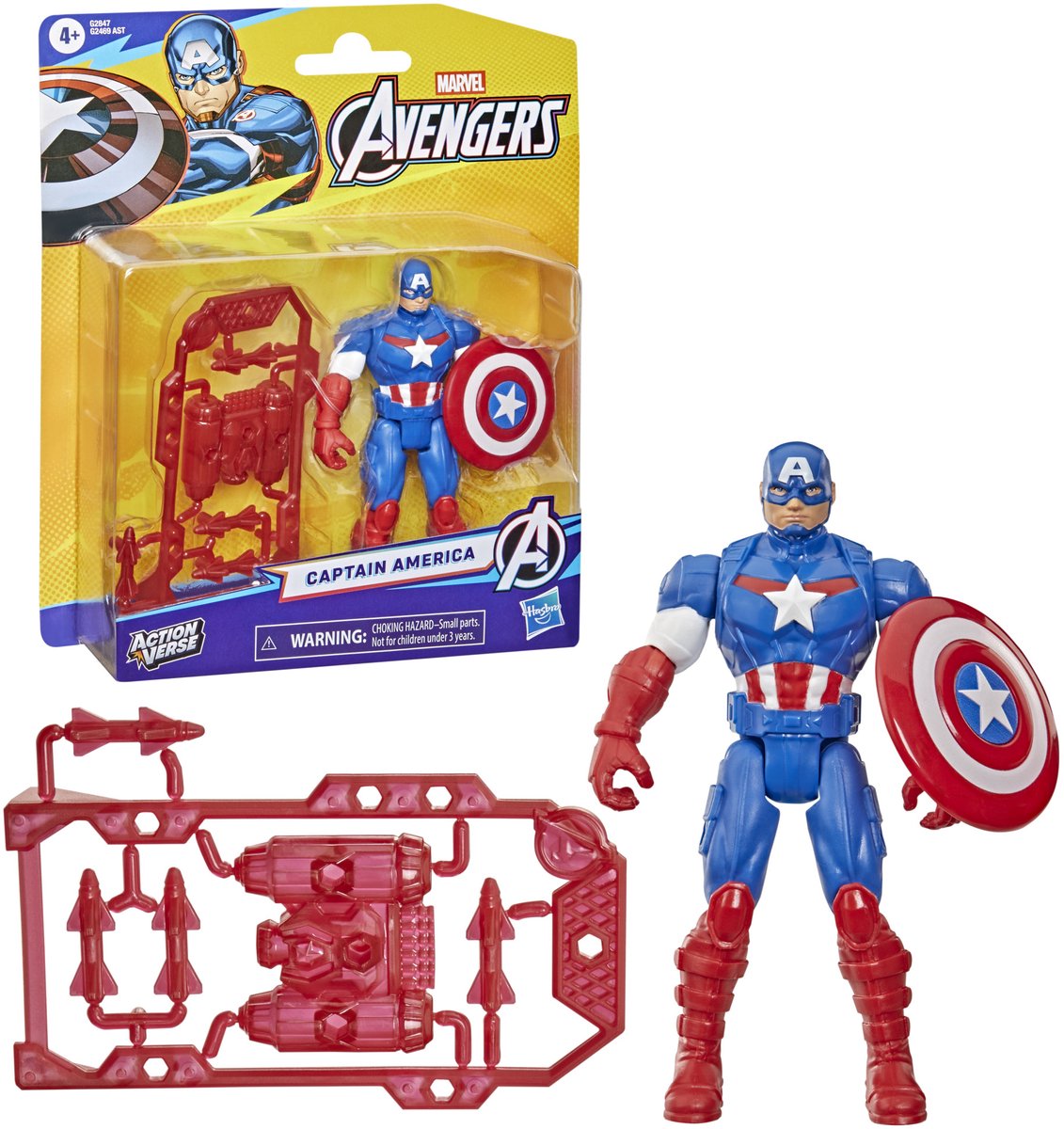 Marvel Avengers Actionverse Captain America - figurine 11cm