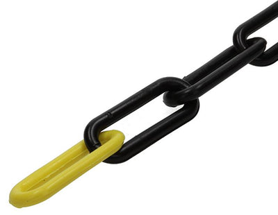 Mack 1005293 - chaîne en plastique jaune noir ks-60 6.0x40mm 2m | 5 pièces