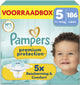 Pampers premium protection taille 5 - 186 couches - 11kg-16kg - boîte de rangement