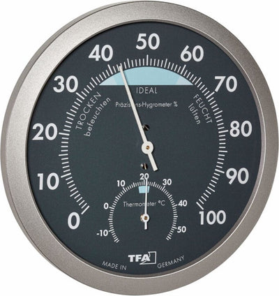 Tfa dostmann 45.2043.51 45.2043.51 thermo et hygromètre anthracite, argent