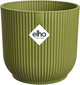 Elho vibesfold round 14 - pot de fleur d'intérieur - 100% plastique recyclé - ø 14,1 x h 12,9 cm - vert fougère