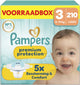 Pampers premium protection taille 3 - 210 couches - 6kg-10kg - boîte de rangement