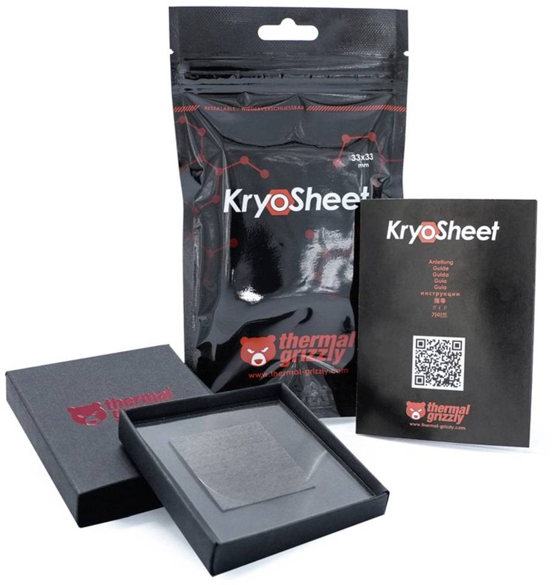 Feuille cryogénique grizzly thermique 33x33 - tapis thermique - 33 x 33 - 1 tapis