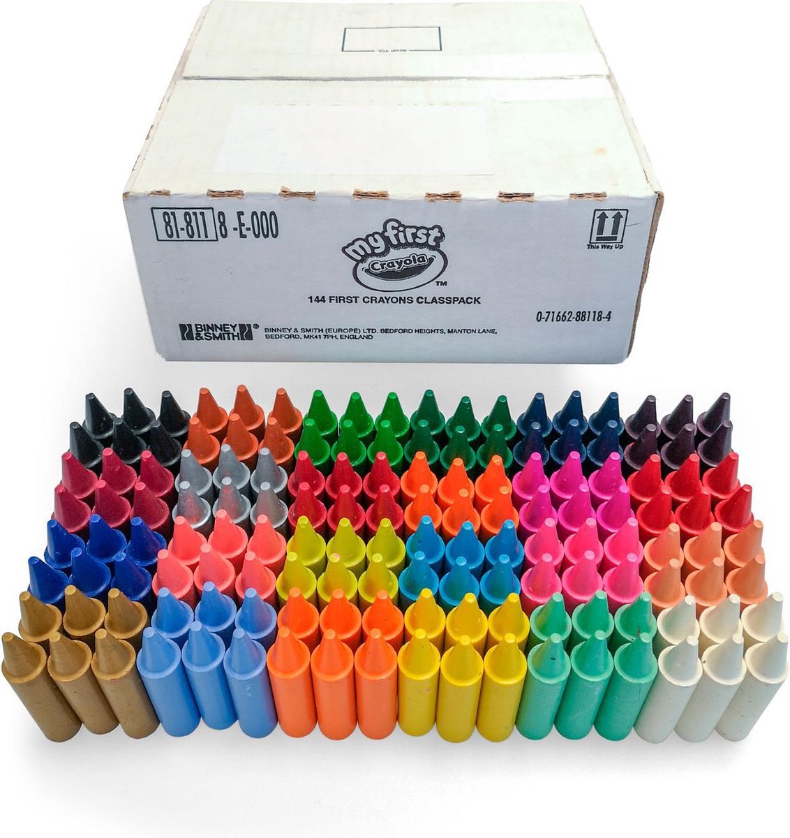 Crayola - craie - 144 crayons géants - emballage scolaire