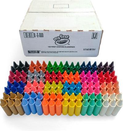 Crayola - craie - 144 crayons géants - emballage scolaire