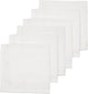 Lingettes visage Meyco baby uni - pack de 6 - hydrophiles - blanc - 30x30cm