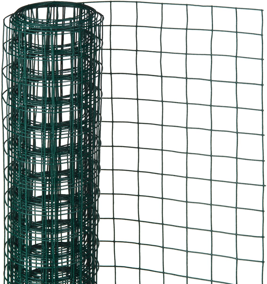 Nature - maille en acier galvanisé - 5 x 1m - vert - maille 12,7 mm
