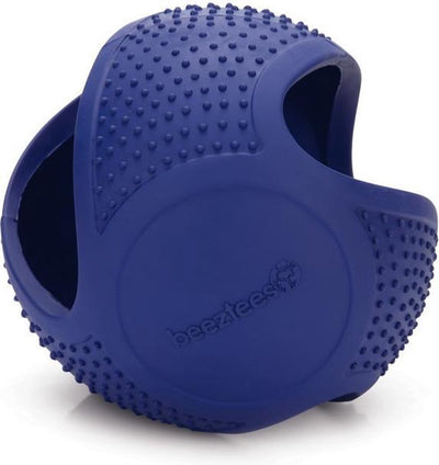 Beeztees balle de frisbee - jouet pour chien - caoutchouc - bleu - 16 cm