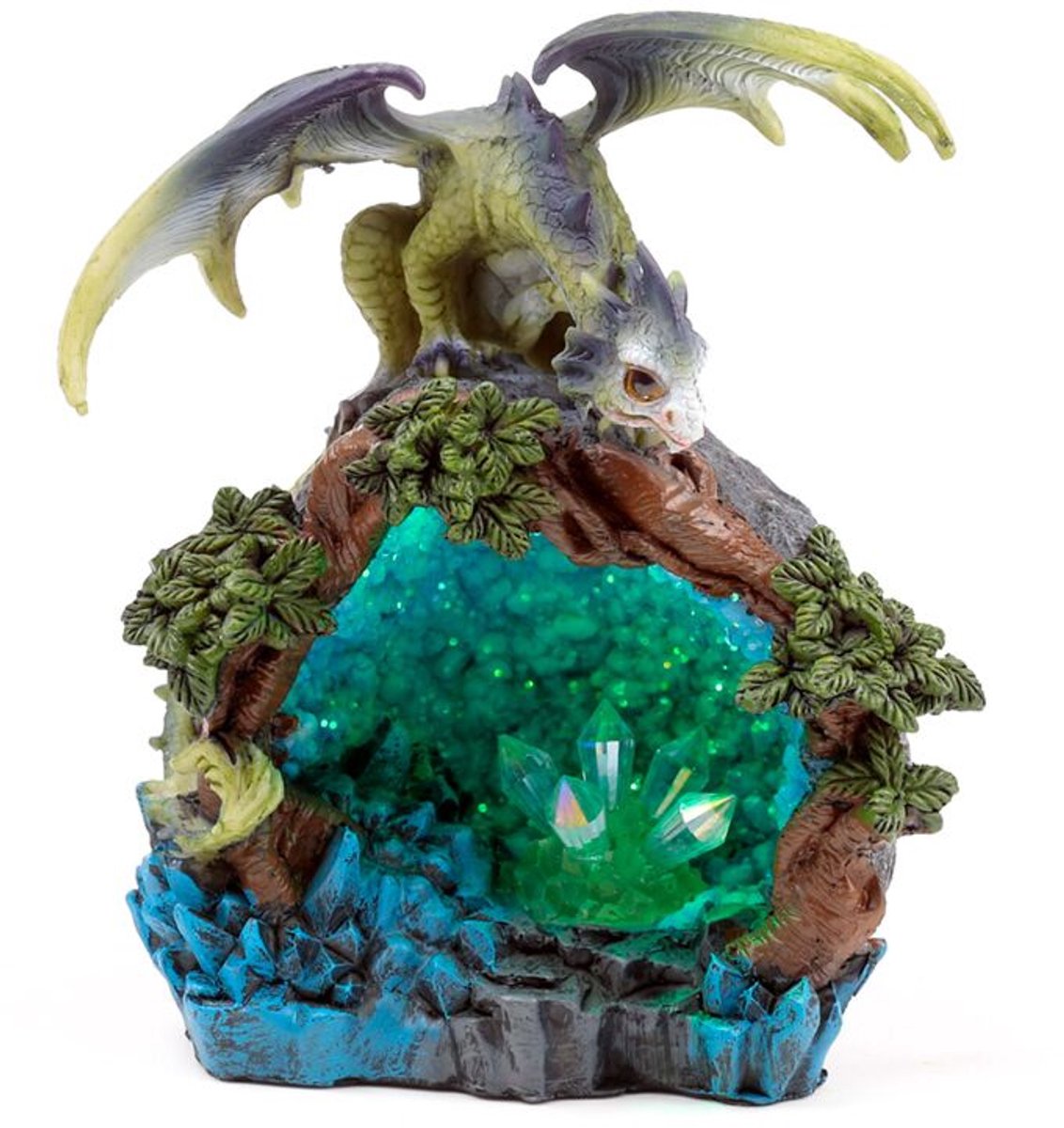 Sweet Dreams Baby Dragon LED Forest Crystal Space