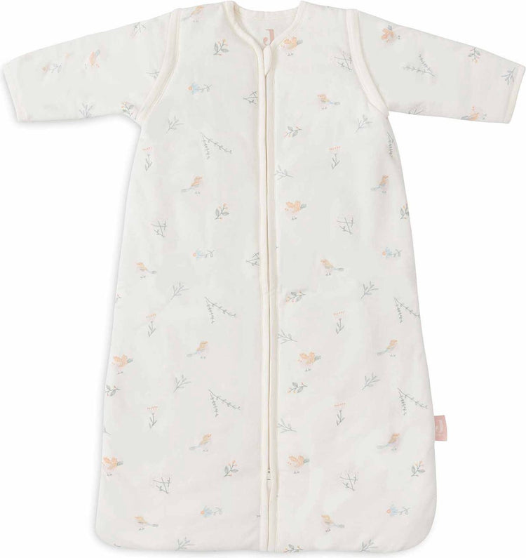 Jollein gigoteuse d'hiver avec manches zippées 90 cm - jolis oiseaux - gigoteuse d'hiver