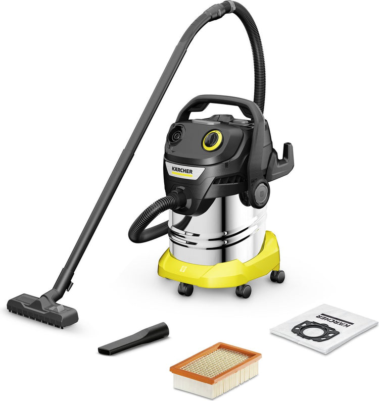Kärcher - kwd 5 s v-25 5 22 - aspirateur eau et poussière - acier inoxydable - 25 litres