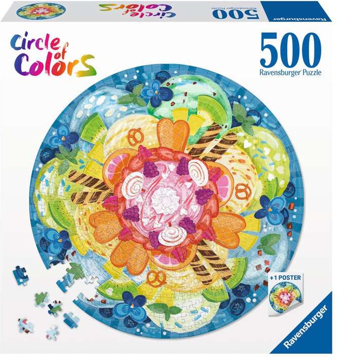 Ravensburger puzzle glace - puzzle - 500 pièces