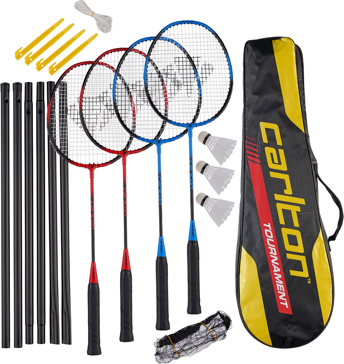 Carlton c br tournoi 4 joueurs ensemble g3 ho raquette de badminton unisexe