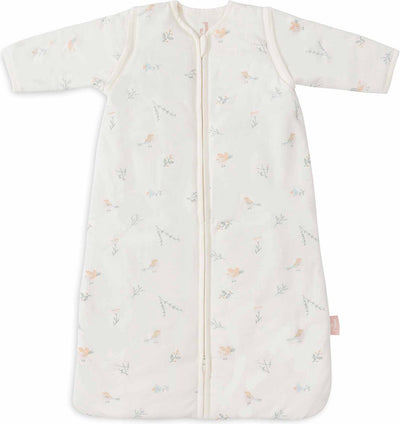 Jollein gigoteuse d'hiver avec manches zippées 110 cm - jolis oiseaux - gigoteuse d'hiver