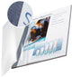 Leitz - couverture de reliure - lin bleu - devant transparent - 7mm - 10 pcs.