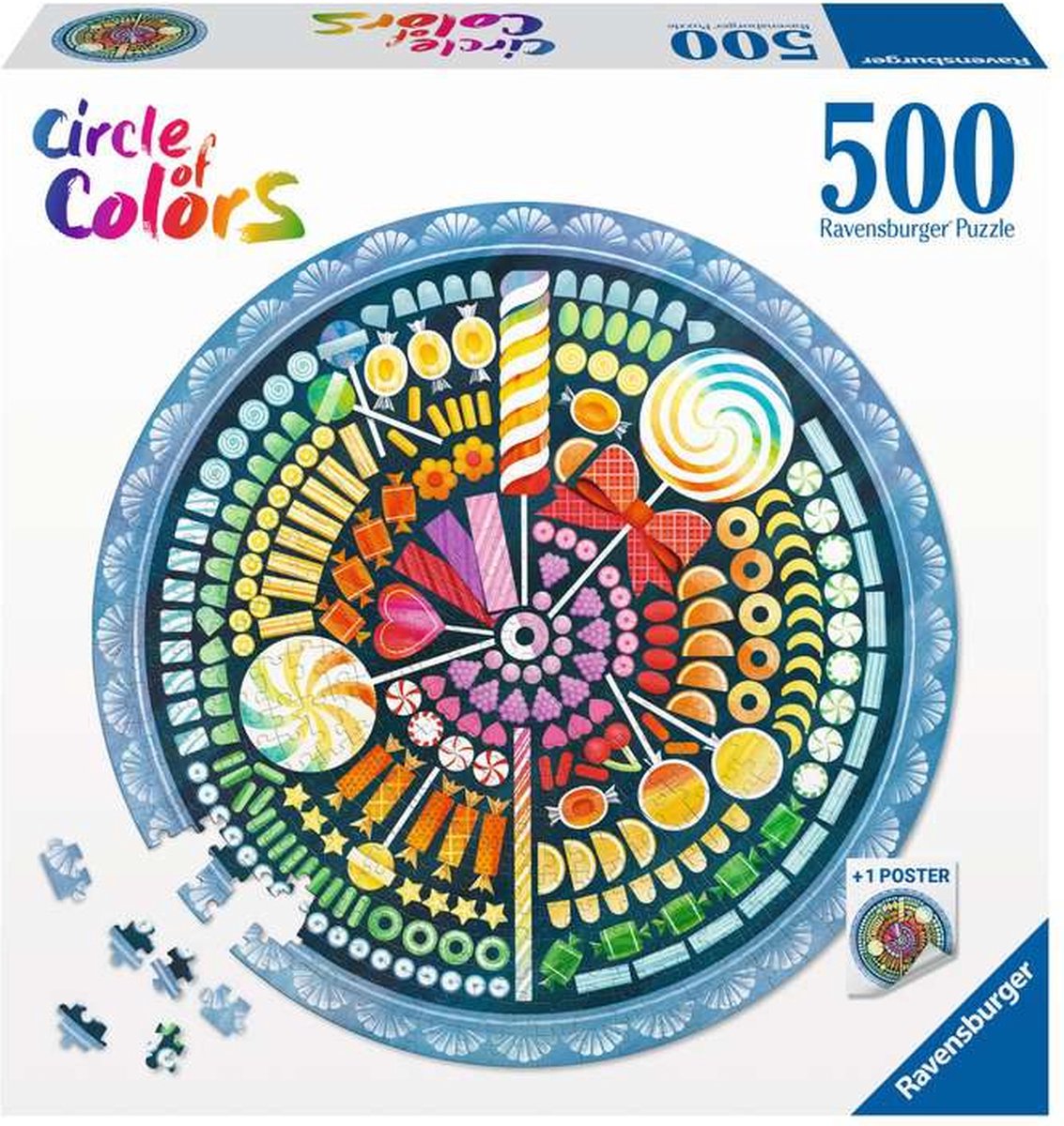 Ravensburger puzzle bonbons - puzzle - 500 pièces