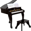 Petit pied en bois pour enfants piano noire
