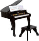 Petit pied en bois pour enfants piano noire