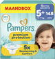 Pampers premium protection taille 5+ - 148 couches - 12kg-17kg - boîte mensuelle