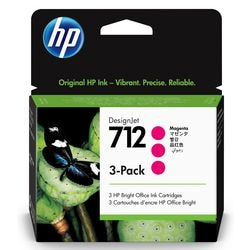 Cartouche d'encre Designjet hp 712 magenta 3 pièces