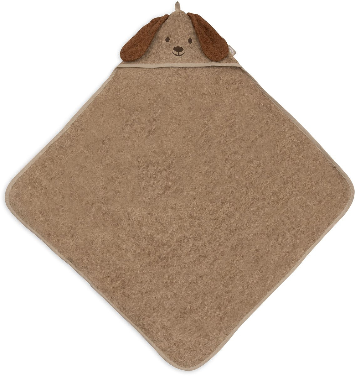Cape de bain Jollein bébé - 100% coton éponge - 75x75 cm - diego