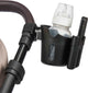 Dooky 2 en 1 support universel pour tasse et téléphone - pour poussette et buggy - noir - conception rotative à 360 degrés