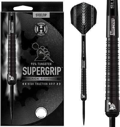 Harrows supergrip édition noire 90% tungstène 28gr