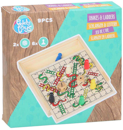 Jeu de serpents et d'échelles en bois