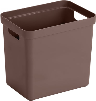Sunware sigma home boîte de rangement 25l marron 350 x 246 x 363 mm