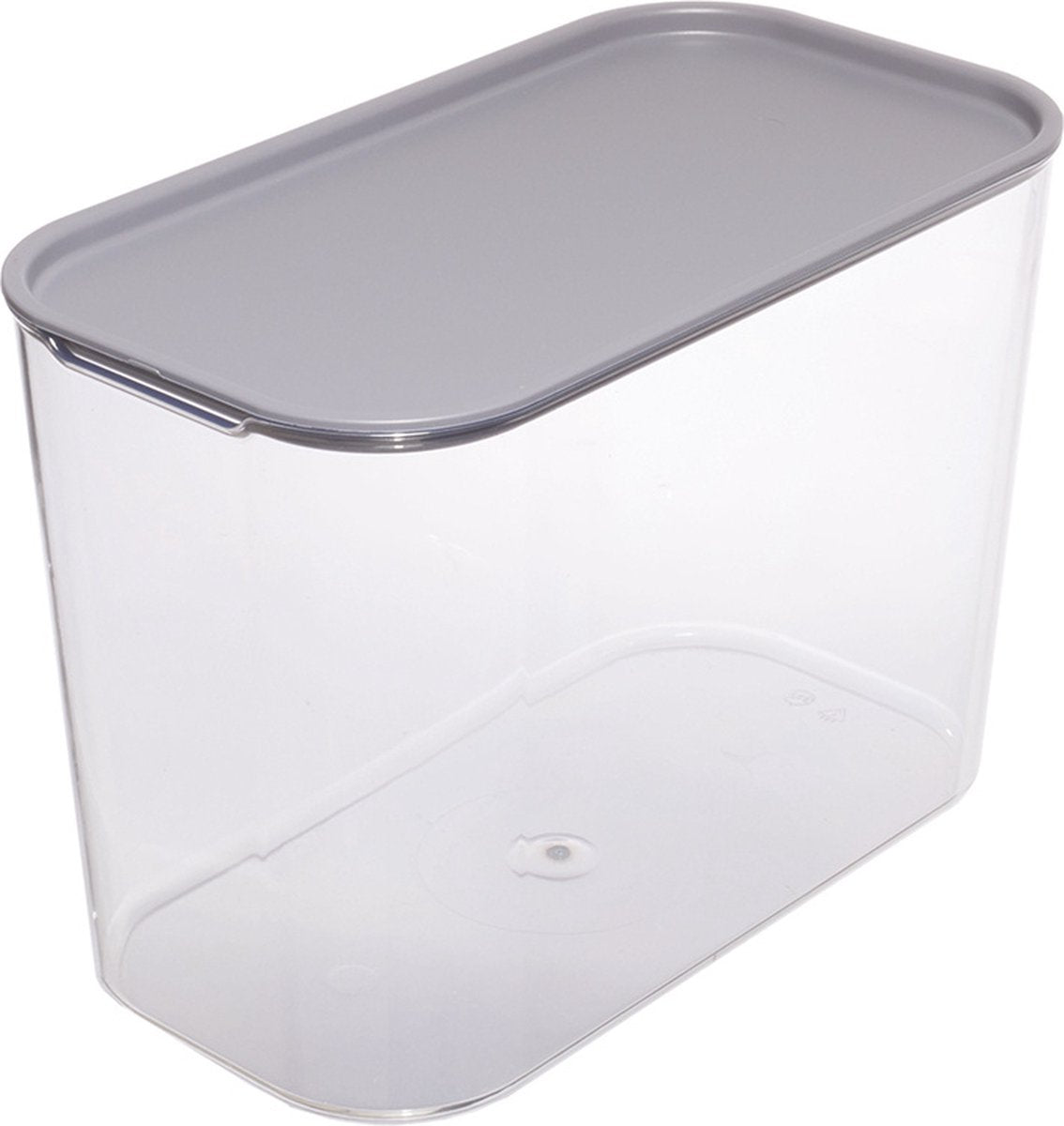 Idesign - boîte de rangement id wallspace avec couvercle haut - plastique recyclé - transparent