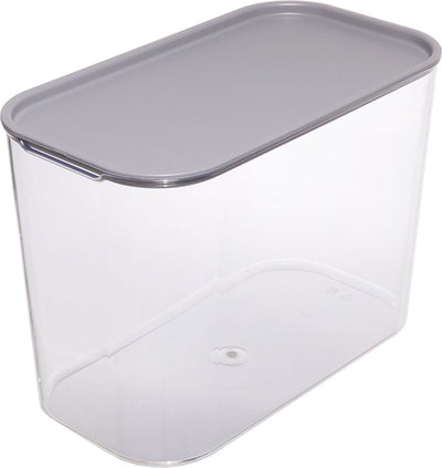 Idesign - boîte de rangement id wallspace avec couvercle haut - plastique recyclé - transparent