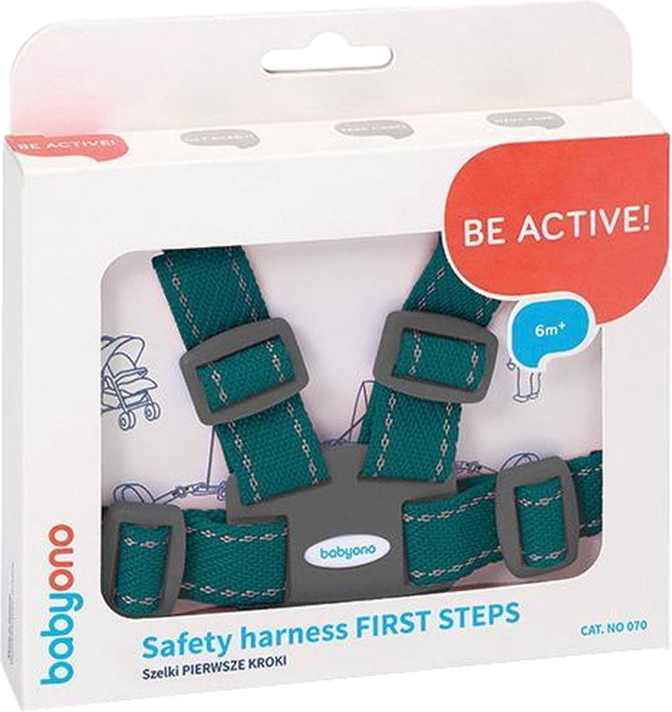 Babyono baby ono premiers pas harnais chaise haute vert avec ligne de marche 070 03