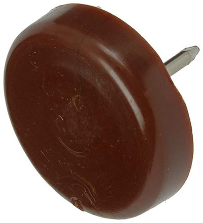 Mack 1047714 - clou planeur de chaise plastique marron ø 25 mm 8 pcs | 6 pièces