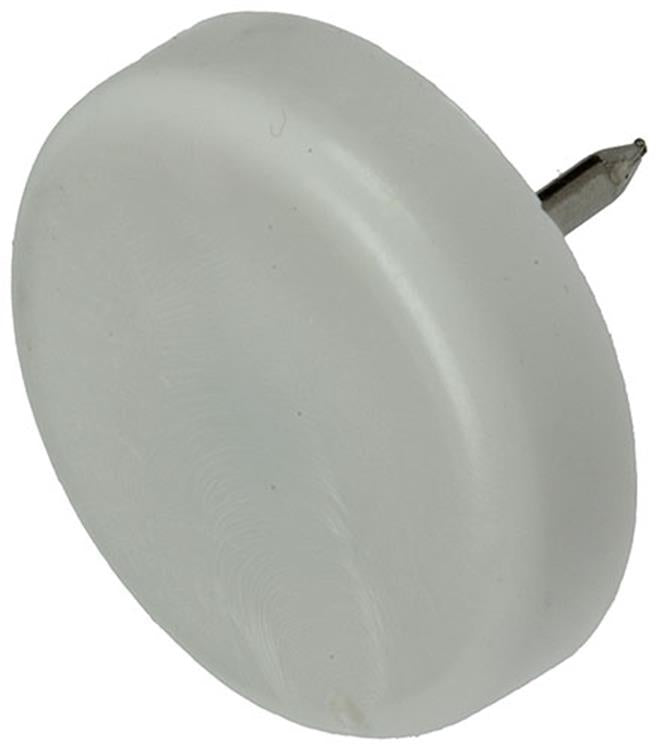 Mack 1047725 - clou planeur de chaise plastique blanc ø 25 mm 8 pcs | 6 pièces