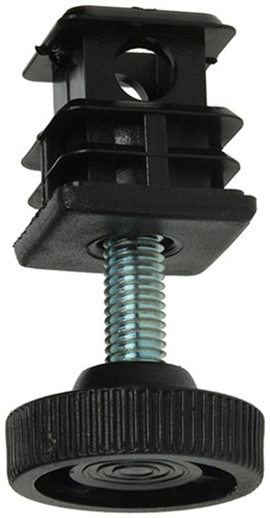 Mack 1047774 - capuchon de prise réglable noir 25 x 25 mm 2 pcs | 6 pièces