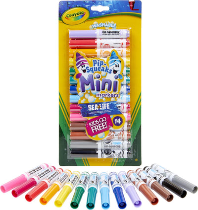 Crayola - feutres - pip-squeaks -14 mini feutres lavables pour enfants